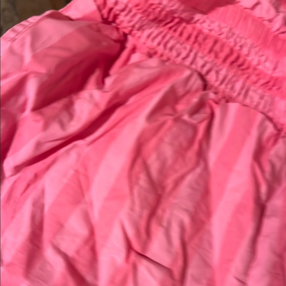 Pink Striped Women's Shorts/crop set - Picture 4 of 6